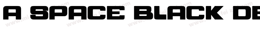 A Space Black Demo Regular字体转换